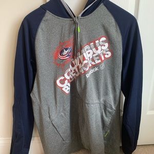 Columbus Blue Jackets Large Reebok hoodie